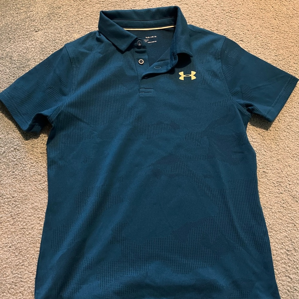 Blue under Armour polo
